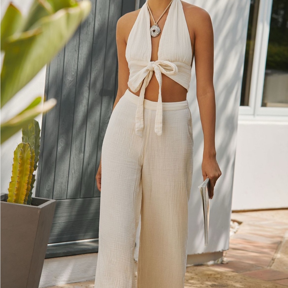 LSPACE Ivory Santos Pant Set